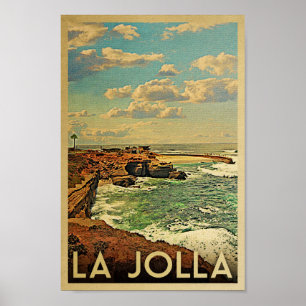 Poster de La Jolla - impresión del viaje del