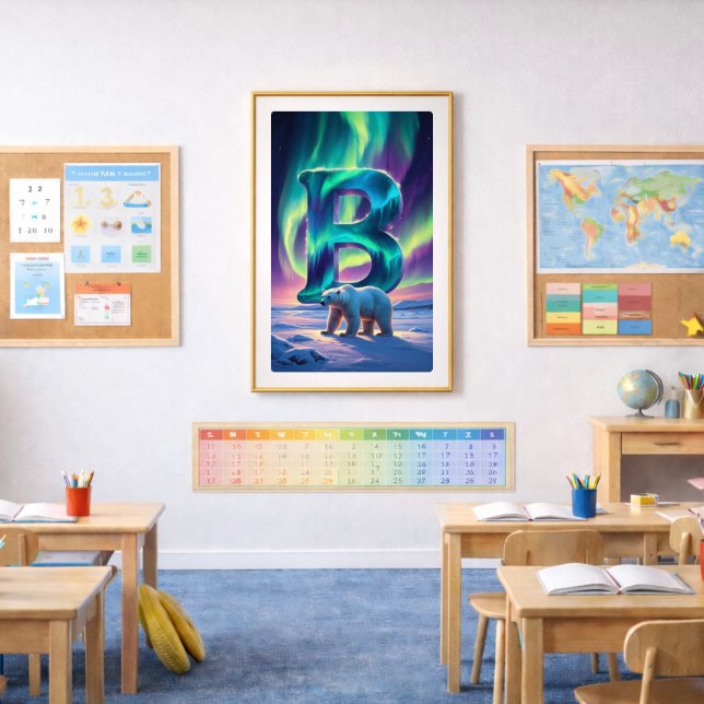 Póster de la letra B de Aurora | Impresión artísti (Subido por el creador)