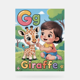 Póster de la letra G del alfabeto – G es para jira