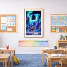 Póster de la letra H de Aurora | Impresión artísti