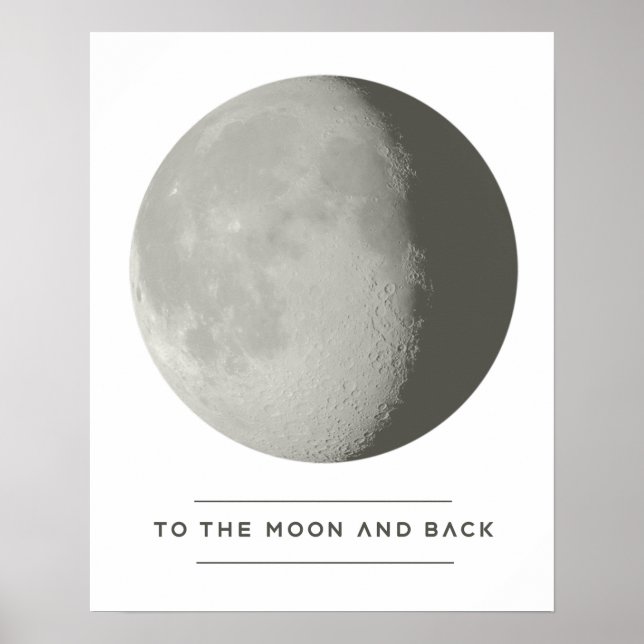 Póster De La Luna y De Vuelta (Frente)