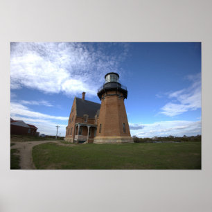 Póster de la luz del sudeste de Block Island