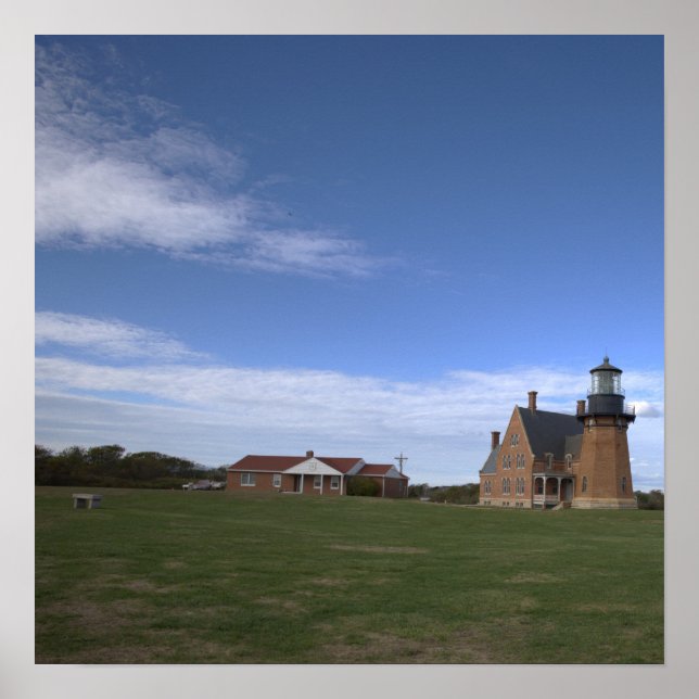 Póster de la luz del sureste de Block Island (Frente)