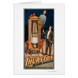 Poster de la magia del sucesor de Thurston Kellar