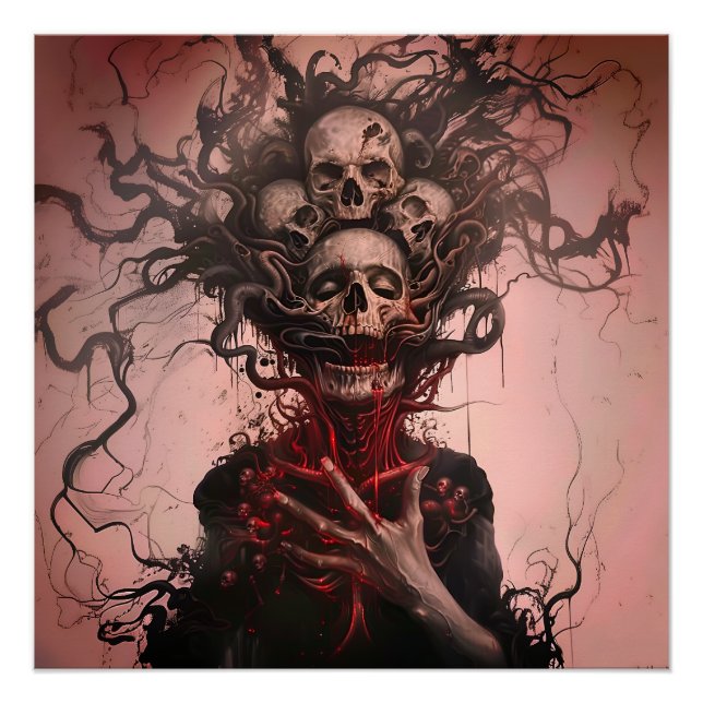 Poster de la maldición de la conciencia (Anverso)