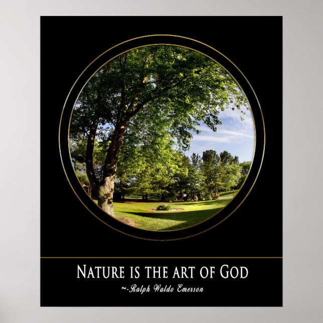 Poster de la Naturaleza - Arte de Dios (Frente)