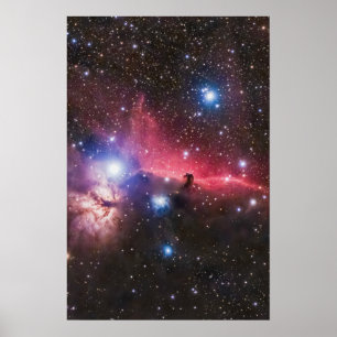 Póster de la Nebulosa Cabeza de Caballo Arte de