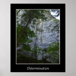 Póster de la pared de la inspiración de la determi