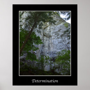 Póster de la pared de la inspiración de la determi
