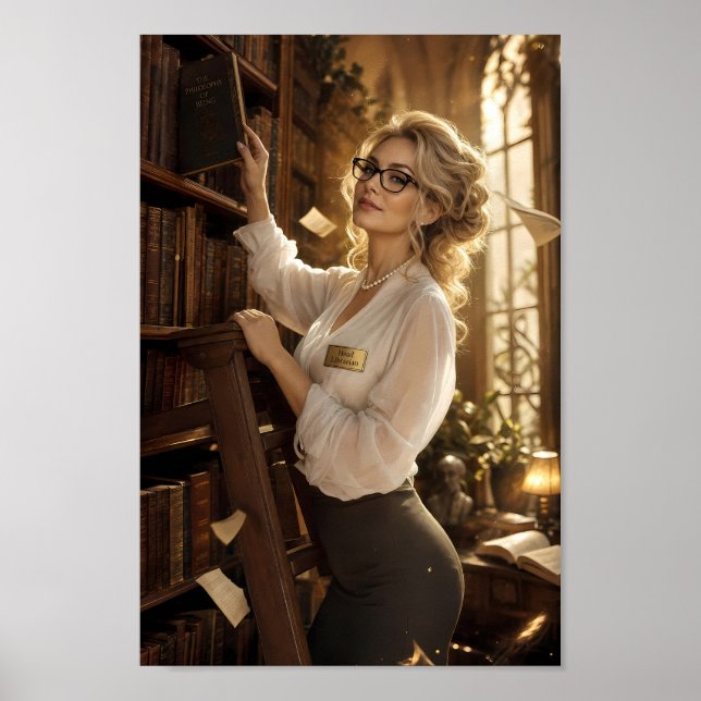 Póster de la pared del Museo de la Biblioteca Dora (Frente)