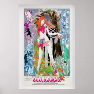 Póster de la película Belladonna  Póster vintage d