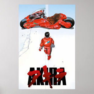 Póster de la película de anime Akira - Arte oficia