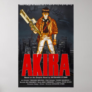 Póster de la película de anime Akira - Arte oficia