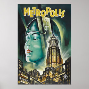 Póster de la película Metrópolis (1927) Fritz Lang