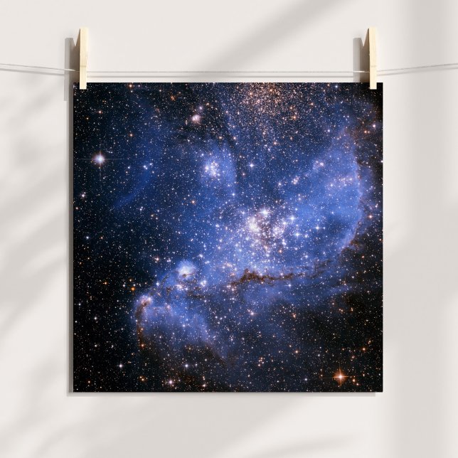 Póster de la Pequeña Nube de Magallanes (Small Magellanic Cloud 12x12 Poster)