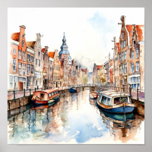 Poster de la Plaza de Arte Muro de Ámsterdam en Pa