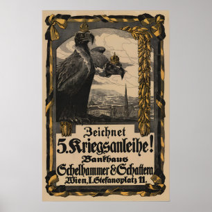 Póster de la Primera Guerra Mundial de la Austria-