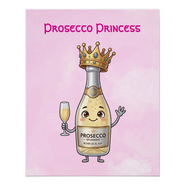 Póster de la Princesa Prosecco (Anverso)