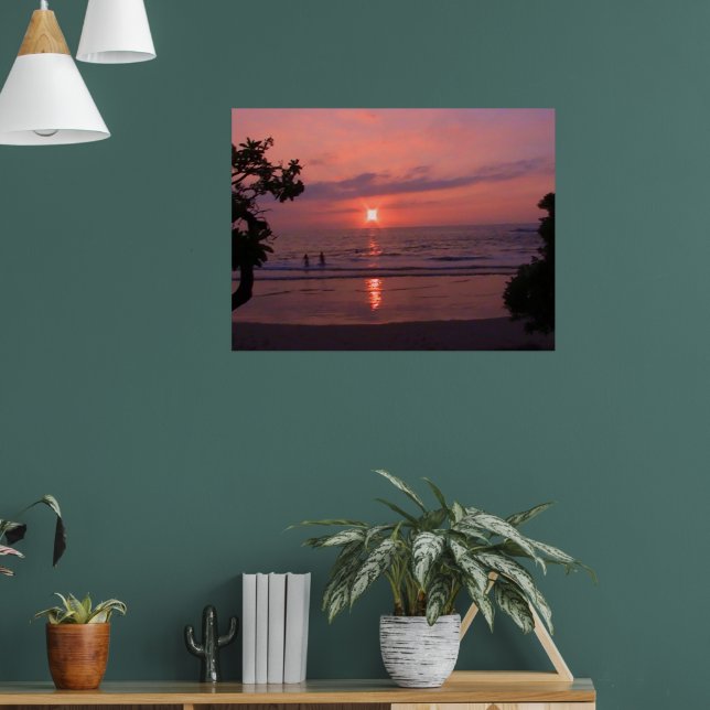 Póster de la puesta de sol de Hawái (Salón 1)