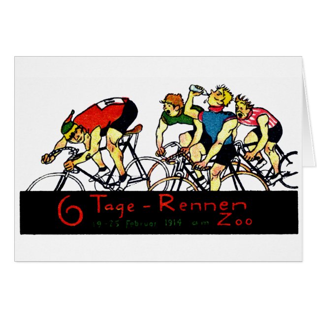Poster de la raza de bicicleta 1914 (Anverso (Horizontal))