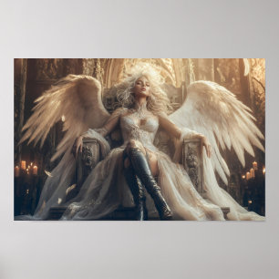Póster de la Reina Ángel Etéreo de Poder Sagrado
