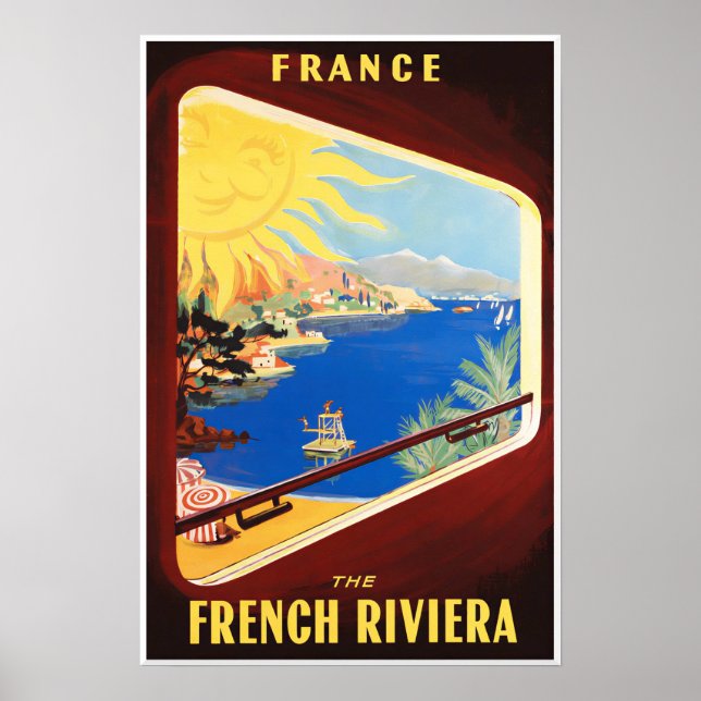 Póster de la Riviera Francesa  (Frente)