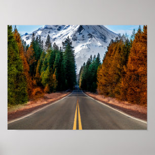 Póster de la Serena Carretera de Montaña - Camino