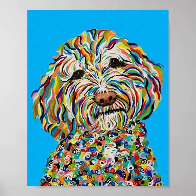 Póster de Labradoodle (Frente)