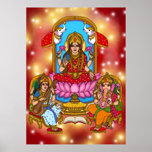Póster de Lakshmi Ganesh (Frente)