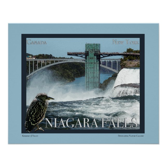 Poster de las Cataratas del Niágara (Anverso)