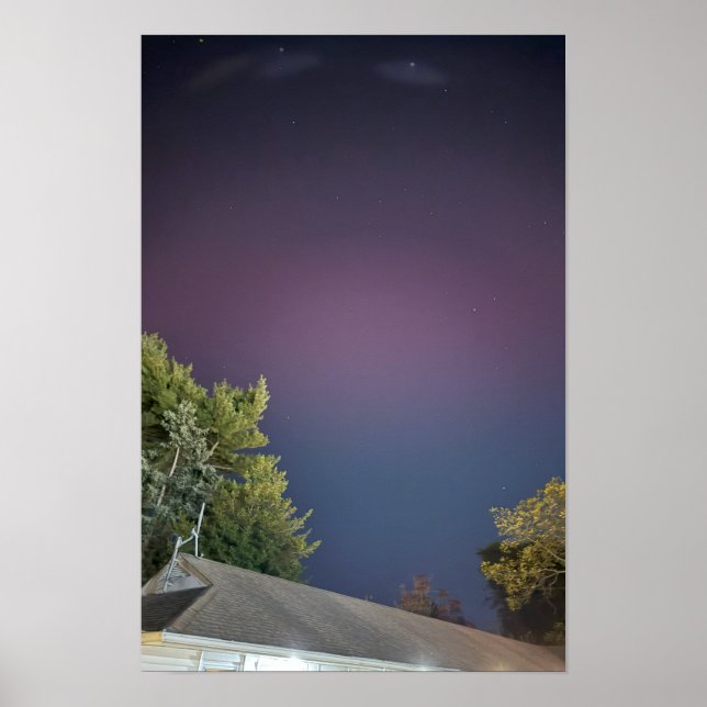Póster de las luces del norte de Nueva Jersey (Frente)
