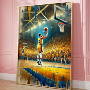 Póster de leyenda del baloncesto – Deportes inspir