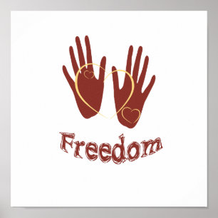 Póster de libertad