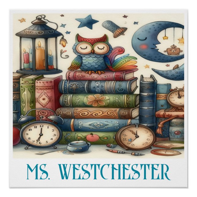 Poster de libros hermosos (Anverso)