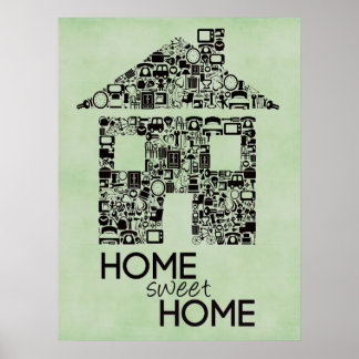 Poster de lienzo de arte en pared casera