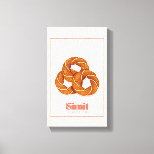 Póster de lienzo de tradición de pan de sésamo tur
