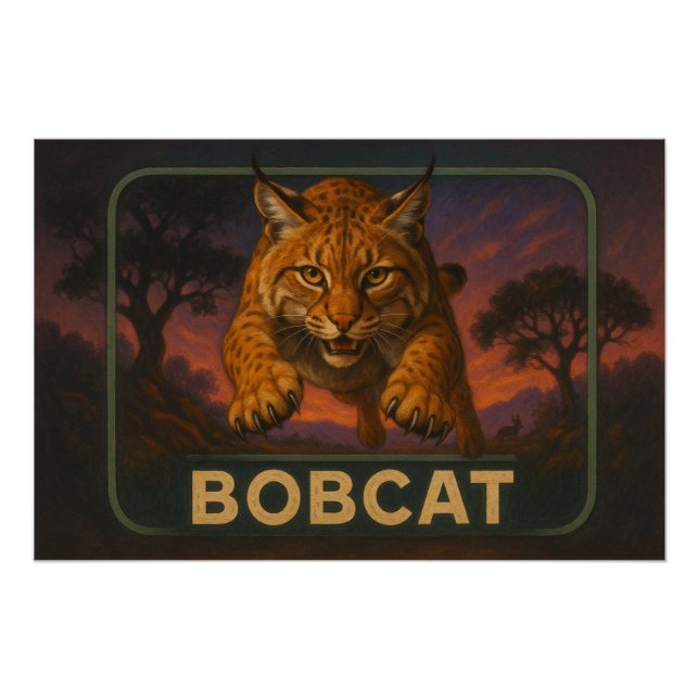 Póster de Lince Rojo (Anverso)