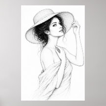 Póster de líneas elegantes de Anastasia