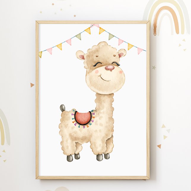 Póster de Llama Cuca para Habitación de Niños Anim (Subido por el creador)