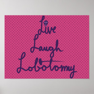 Póster de Lobotomía Ríe Vive