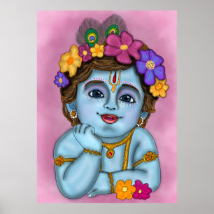 Póster de Lord Krishna