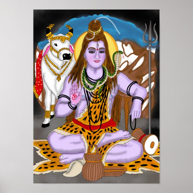 Póster de Lord Shiva (Frente)