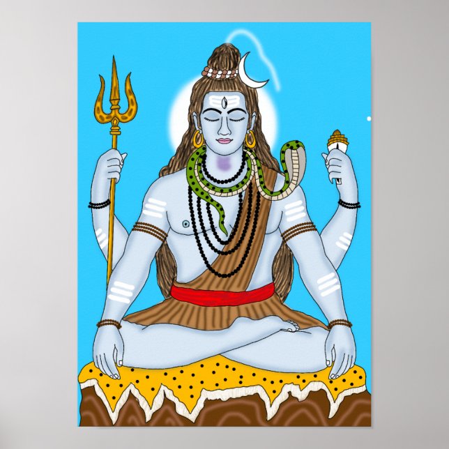 Póster de Lord Shiva (Frente)