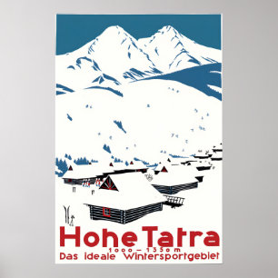 Póster de los Altos Tatras El área ideal para depo