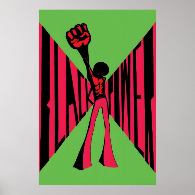 Póster de los años 70 - Poder Negro (Frente)