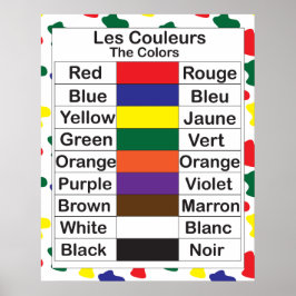 Póster de los Colores