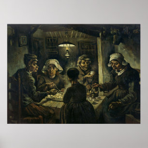 Póster de Los comedores de patatas de Van Gogh