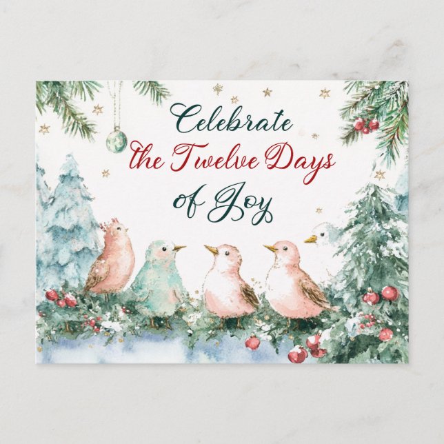 Póster de los Doce Días de Navidad (Anverso)