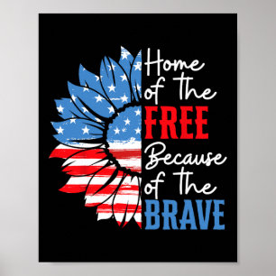 Póster De Los Libres Por El Valiente Girasol 4° De