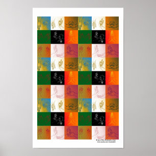 Póster de los nueve mudras B